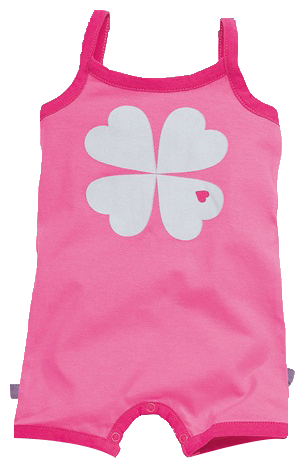 Pink girls knitwear romper